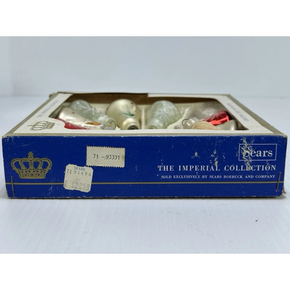 VINTAGE SEARS THE IMPERIAL COLLECTION CHRISTMAS ORNAMENT 11 BELLS AUSTRIA BOX